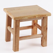 Simple solid wood small bench small square bench wooden bench for shoes stool low stool home solid wood stool kindergarten hospital strong