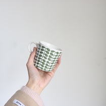 Creative Brief Yoyo Nordic Relief Crushed Flowers Ceramic Water Glass Suit Mark Cup Hot Drink Milk Tea Cup Coffee Milk Cup