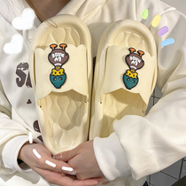 Slippers Women Summer Advanced Senslovers Silent Anti-Slip Deodorant Stomps Comfort Room Home Bathroom Cool Slippers