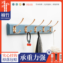 Door rear hanger hanger hanging clothes hanger wall Xuanguan clothes hanging clothes hook wall-hanging wall free from punching into the door clothing cap hook light and luxurious