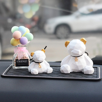 Car ornaments car ornaments car ornaments geometric bears cute personality creative car interior decorations and supplies