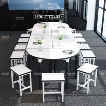 Childrens training tables and chairs Young Pioneers activity room desks Students hand-operated desks Library reading room tables