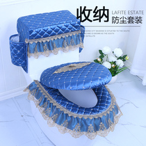 Ning Hui Toilet Cushion Eu Style Three Sets Containing Toilet Lid Cover Zipped Cushion Universal Waterproof Suit Cushion