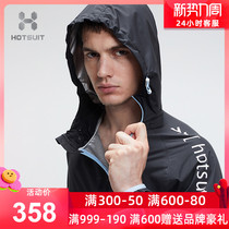 HOTSUIT postshow sweatsuit mens suit 2021 fall new sports fitness training suit Mens explosive sweatclothes