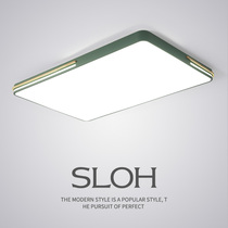 Sangli Ouhua living room lamp ceiling lamp simple modern rectangular household macarons ultra-thin remote control led lamps