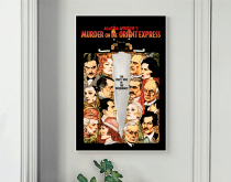 Poster for the murder 1974 the Orient Express 1974 Sidney Lumette