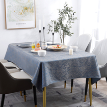 Western food tablecloth fabric modern simple rectangular Nordic ins tablecloth restaurant European high-end luxury tea table cloth