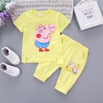 0 baby girl 1 summer Princess 2 to 3 years old girl Summer 4 to 5 thin suit 7 eight 9 months baby T