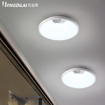 Intelligent ceiling light outdoor aisle corridor stairway light night entrance infrared microwave radar human body sensor light