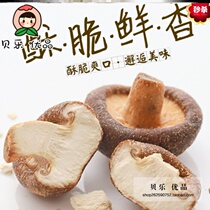 Dried mushroom snacks shiitake mushrooms crispy ready-to-eat mushrooms dried fruits and vegetables crispy dehydrated vegetables dry snacks pregnant women bulk snacks