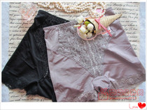 Foreign trade Export Milk Silk Lady High Waist Summer Thin collection Belly Lift Hip Beauty Body Slimming Anti-Walking Light Safety Panties