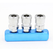 Shanes straight three-pronged three-way pipe joint quick pneumatic joint 3-pronged quick joint 1 point 3