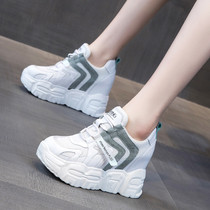 Daddy shoes female 2020 new spring Joker thick-soled inner increase casual sneakers ins small white shoes tide X0227