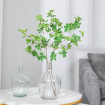 Nordic simulation vase Japanese Bell plant bionic horse drunken Wood fake branches living room floor desktop green plant decoration