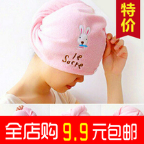 Wipe Head Cartoon Dry Hair Hat Woman Baotous Water Suction Speed Dry Hair Cute Towel Bath Cap Super Super Washed Head Gods Japan