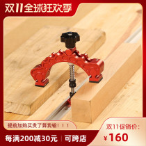 Woodworking table rail chute clamp aluminum alloy clamp angle adjustable pressure plate pressure block woodworking tool holder