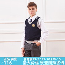 Eaton Gide school uniform cotton vest 2018 spring new boys and girls color vest vest 18B001