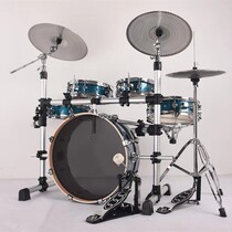 Drum kit jazz drum set student adult universal portable drum double-sided mute drum 5 drums 4 cymbals