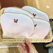 School Bear Gradient Color Cosmetic Bag Tissue Bag Storage Bag Soft Leather Feel Good 158