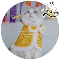 Xiaoling family Christmas Halloween Winter Thickened Pet Cloak Pet Clothes Cat Cloak Dog Clothes