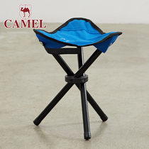 Camel outdoor folding small stool bench portable Mazar subway station fishing chair queuing seat-less artifact