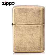 ZIPPO lighter genuine American version classic antique brass original genuine counter retro old 201FB