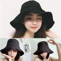Japanese black fishermans hat woman summer cover 100 lap sun hat large hat peak sunscreen UV sun hat tide cards