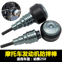 Motorcycle modified engine parts Cubs 250 anti-fall bar glue ball stick