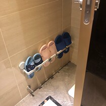 Bathroom trailer rack Wall non-perforated shelf toilet shoe rack storage toilet rack Wall Wall drain