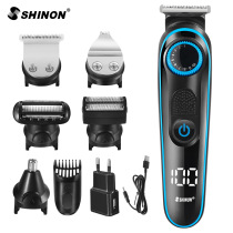 Cross-border SH-1831LED digital display multifunctional electric hair clipper set electric clipper charging Barber scissors boutique