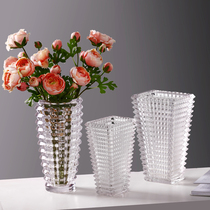 ins wind vase swinging pieces living-room floral table tennis table net red crystal glass vases superior swing pieces light and luxurious