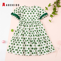 Abckids Childrens Clothes Girls Dresses summer 2021 new childrens skirts summer little girl princess dress