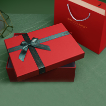 Christmas gift packaging empty box birthday gift high-grade surprise box red Christmas Eve apple candy box