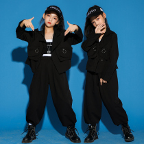 Girl Street Dance Costumes Less Son Performance Hiphop Walk Show Stage West Suit Suit Handsome jazz Dance Performance Costume Tide