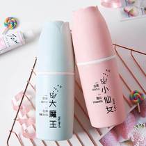 Girls toothbrush cylinder small portable travel mouthwash Cup toothbrush holder storage box brush tooth box travel