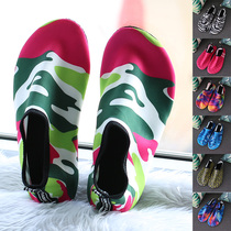 Men and women snorkeling shoes non-slip diving shoes beach sports shoes thick coral shoes jellyfish shoes swimming adult diving socks