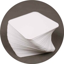 White card hard white cardboard square mail whiteboard card hard card thick message white white cardboard pinyin blank