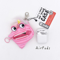 New ZIPIT unicorn zipper bag money bag headphones lipstick airpods storage bag creative gift S