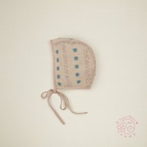 Sema warmed spot Apolina 20AW embroidered retro grandma hat baby boy retro little ocean hat 88