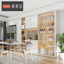 Official Sofia Dining Side Cabinet Wine Cabinet Home Modern Minimalist Disposal Kitchen Cabinet Tea Water Side Cupboard Lockers