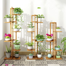 Flower shelf Living room Multi-floor Landing Shelving room Balcony Flowers Terrace Multi Meat Green raspberry Climbing Vine shelf Brief