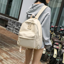 South Korea 2021 new fashion all-match Japanese and Korean style simple leather large capacity solid color retro shoulder bag female tide