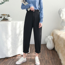 Fat Sister Spring Autumn 2021 New Boost Code Women Dress Fat Mm Easy Fit For Hip Thigh Thick Broadlegged Female Pants