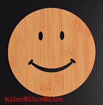Bamboo household mat for vegetable mat coaster bowl hot pot mat plate bamboo mat table cube insulated dish