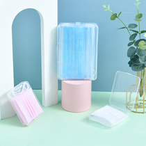 Disposable mask containing box anti-dust student child portable adult cute isolation bag clip with mask