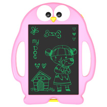 Xi Zhibao LCD drawing board childrens handwriting board color baby graffiti small blackboard children intelligent writing board Pink