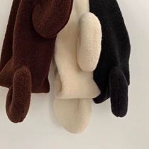 Hair Stirrup Hair Band Hair Band Ears Cotton Wool Series Bear Towels Hair Band Hair Band Wash Face Solid Full Makeup Boity Bear Dressing Face Film