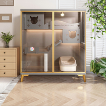 Cat Villa Catcat HouseHouseHouseHouseHouseOut Large Free Space Catcat HouseCat Light Luxury Tropic Cat Cage