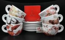 ancap Ankat cappuccino Cappuccino coffee cup Italy spring and summer June flower season set cup