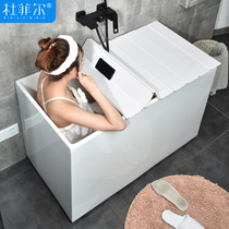 Duffel folding bathtub cover bathtub holder multifunctional bathtub dust cover insulation cover bath basin cover